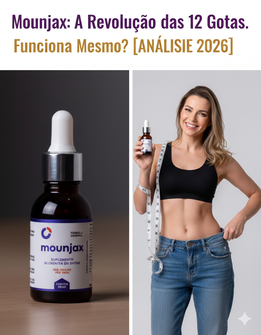 : "Mounjax: A Revolução das 12 Gotas. Funciona Mesmo? [ANÁLISE 2026]"
