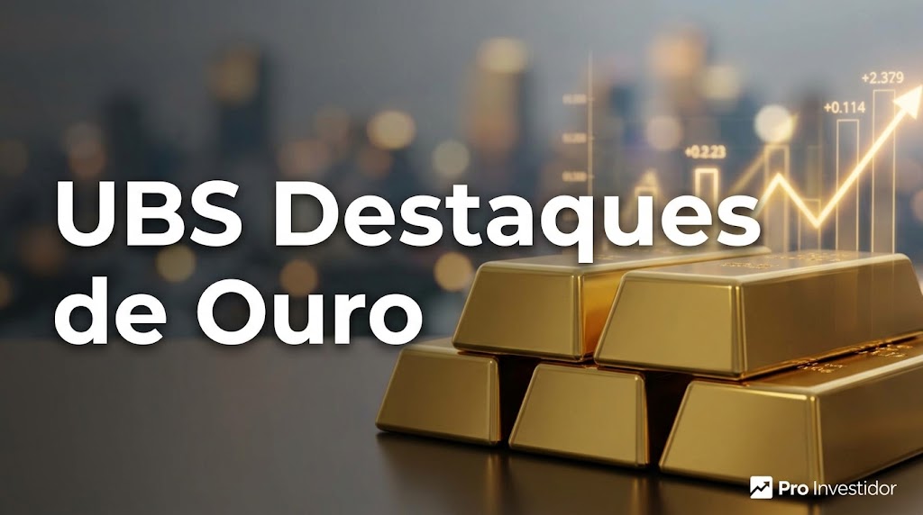 UBS destaca suas ações favoritas no setor de mineração de ouro