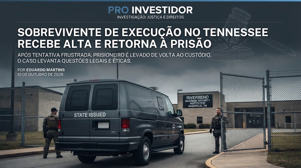 Sobrevivente de Execução no Tennessee Recebe Alta e Retorna à Prisão